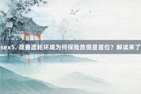 sex5. 改善虚耗环境为何保险放假是首位？解读来了